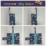 Nappy Wallet - Blue Floral Nappy Wallet - Blue Floral